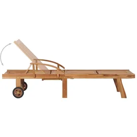 vidaXL Sonnenliege 59 x 0 x 53 cm Beige
