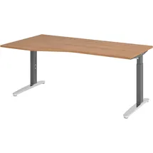 bümö Schreibtisch Serie-XB Nussbaum