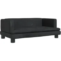 vidaXL Kindersofa Schwarz 80x45x30 cm Samt