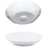 silwy Magnet-Teller, Kunststoff, Ø24cm, 2-teilig, weiß