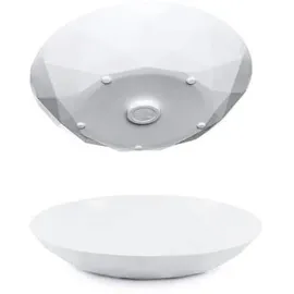 silwy Magnet-Teller, Kunststoff, Ø24cm, 2-teilig, weiß