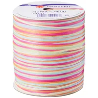 PATTBERG Raffia-Multicolour Bastband orange-grün-lila-blau, 50 m