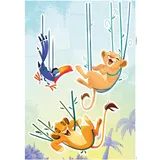 KOMAR Deko-Sticker Lion King Relax 50 x 70 cm