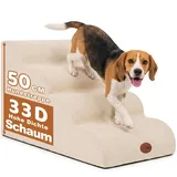 Hundetreppe für Kleine, ältere & Verletzte Hunde und Katzen, Haustiertreppe