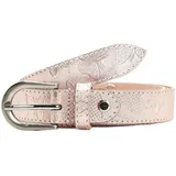 COLLEZIONE ALESSANDRO Damengürtel Leder 2,5cm rosa 95