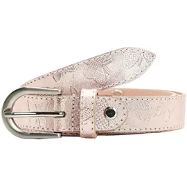 COLLEZIONE ALESSANDRO Damengürtel Leder 2,5cm rosa 95