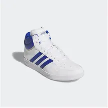 adidas Hoops 4.0 Mid Cloud White / Team Royal Blue / Grey Two 44