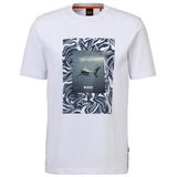 Boss T-Shirt 'Te_Tucan', - Dunkelgrau,Weiß,Dunkelblau - 3XL,XXXL