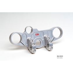 LSL Triple clamp GSX-R1000 03-, zilver