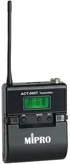 Mipro ACT-500T, 518-542 MHz - UHF-Taschensender, mit USB-C Ladebuchse für ACT-5 Drahtlossysteme, Bet