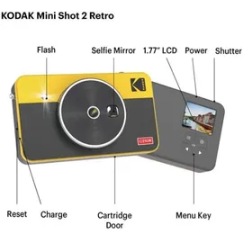 Kodak Mini Shot Combo 2 Retro gelb