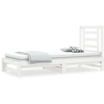 vidaXL Tagesbett 90 x 200 cm Weiß