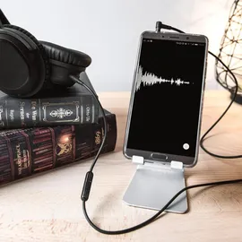 kwmobile Kopfhörerkabel für Bose QuietComfort 35 / 35II / 25 / QC25 / QC35 II / QC35 / On-Ear 2 / OE2 / OE2i / SoundTrue - Ersatz Kabel 150 cm - Schwarz