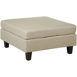 Ottomane FEVIK Stoff Beige