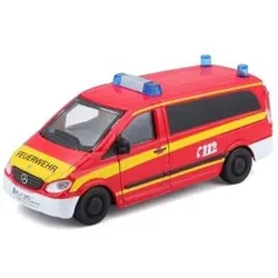 BBURAGO 18-32007F 1:50 Bburago Mercedes Vito Feuerwehr, WB