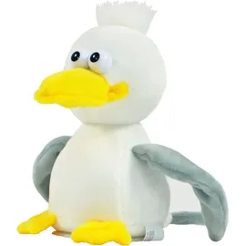 WINFRIED KÖGLER GMBH Labertier-Möwe Malwin 17 cm Gelb/Grau/Weiß
