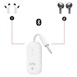Twelve South AirFly Pro 2 Drahtloses Kommunikationssystem, 16,5 g, Weiß