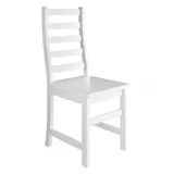 Erst-Holz Weißer Stuhl Eris Küchenstuhl Massivholzstuhl Esszimmerstuhl 90.71-21 W