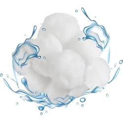 anaterra Filterbälle Filter Balls Filterbälle 700g Pool Sandfilter Filtersand Filterkugeln, (1-St)