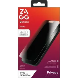 ZAGG InvisibleShield Glass Elite Privacy für Apple iPhone 16 Pro Max