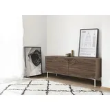 WoodMan Sideboard 120 x 65 x 48 cm Nussbaum / Braun