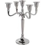 ATMOSPHERA CREATEUR D'INTERIEUR Atmosphera - Kerzenhalter 5 Köpfe - Metall - Silber - H27 cm - Silber