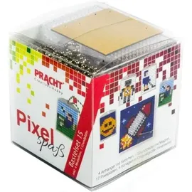 Pracht Creatives Hobby GmbH Pixel Bastelset 15 Smiley, Roboter, Eishockeyspieler, Fußballspieler, Rakete