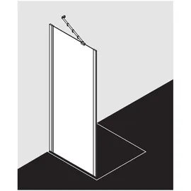 Kermi Ibiza 2000 TWO Seitenwand 80 x 185 cm  I2TWO080181AK