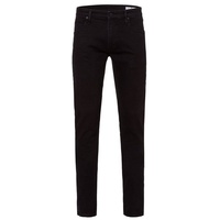CROSS JEANS ® Cross Jeans Herren Jeans Damien Slim Fit Schwarz Normaler Bund Reißverschluss W 30 L 32