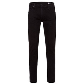 CROSS JEANS ® Cross Jeans Herren Jeans Damien Slim Fit Schwarz Normaler Bund Reißverschluss W 30 L 32