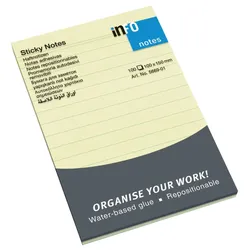 inFO Haftnotizen 10,0 x 15,0 cm