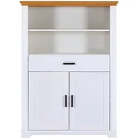 Interlink Inter Link Highboard Maluno Holz Weiß
