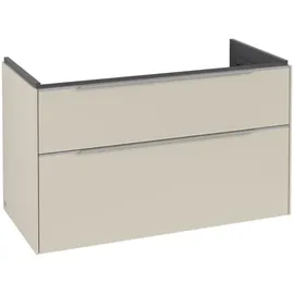 Villeroy & Boch Waschbeckenunterschrank Subway 3.0 2 Auszüge 97,3 x 57,9 x 47,8 cm Cashmere Grey