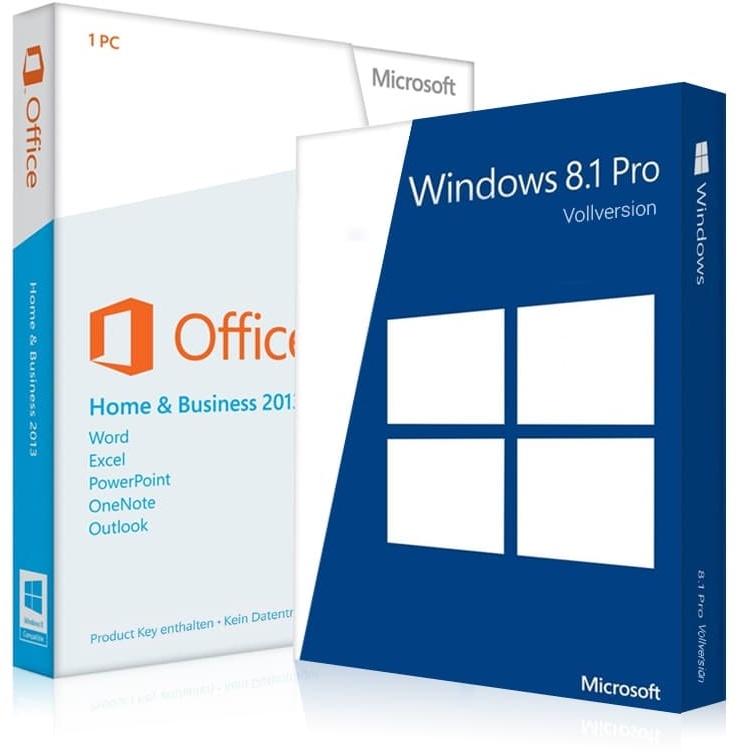 Windows 8.1 Pro + Office 2013 Home & Business Download