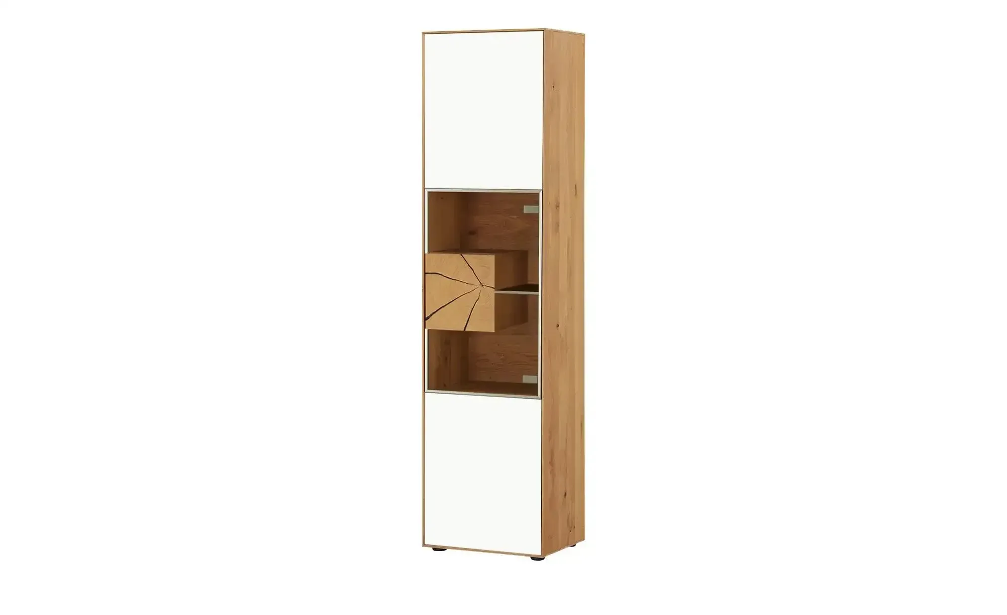 HARTMANN Vitrine  Caya , weiß , Maße (cm): B: 50 H: 196 T: 39.0