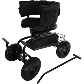 Relaxdays Bollerwagen schwarz