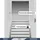 deluke Jan Nowak Werkzeugschrank mit Schubladen TOM 185x92x50cm Grau