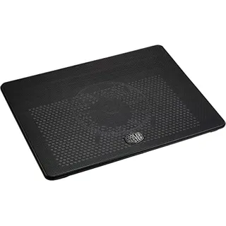 Cooler Master NotePal L2 Laptop Kühler – Laptop Cooler mit leichtem & ergonomischem Design, Leiser 160-mm-blauer LED Lüfter, Perforierte Metallplatte, USB-Port-Extender, Laptop Lüfter bis 17 Zoll