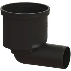 Kessel Grundkörper Hof-/Regenablauf DN 100, Auslauf seitlich 67000