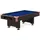Automaten Hoffmann Billardtisch Club Pro III Dekor Nussbaum, Simonis 860, Royal-Blue, 7 ft (Spielfeld 198x99 cm)