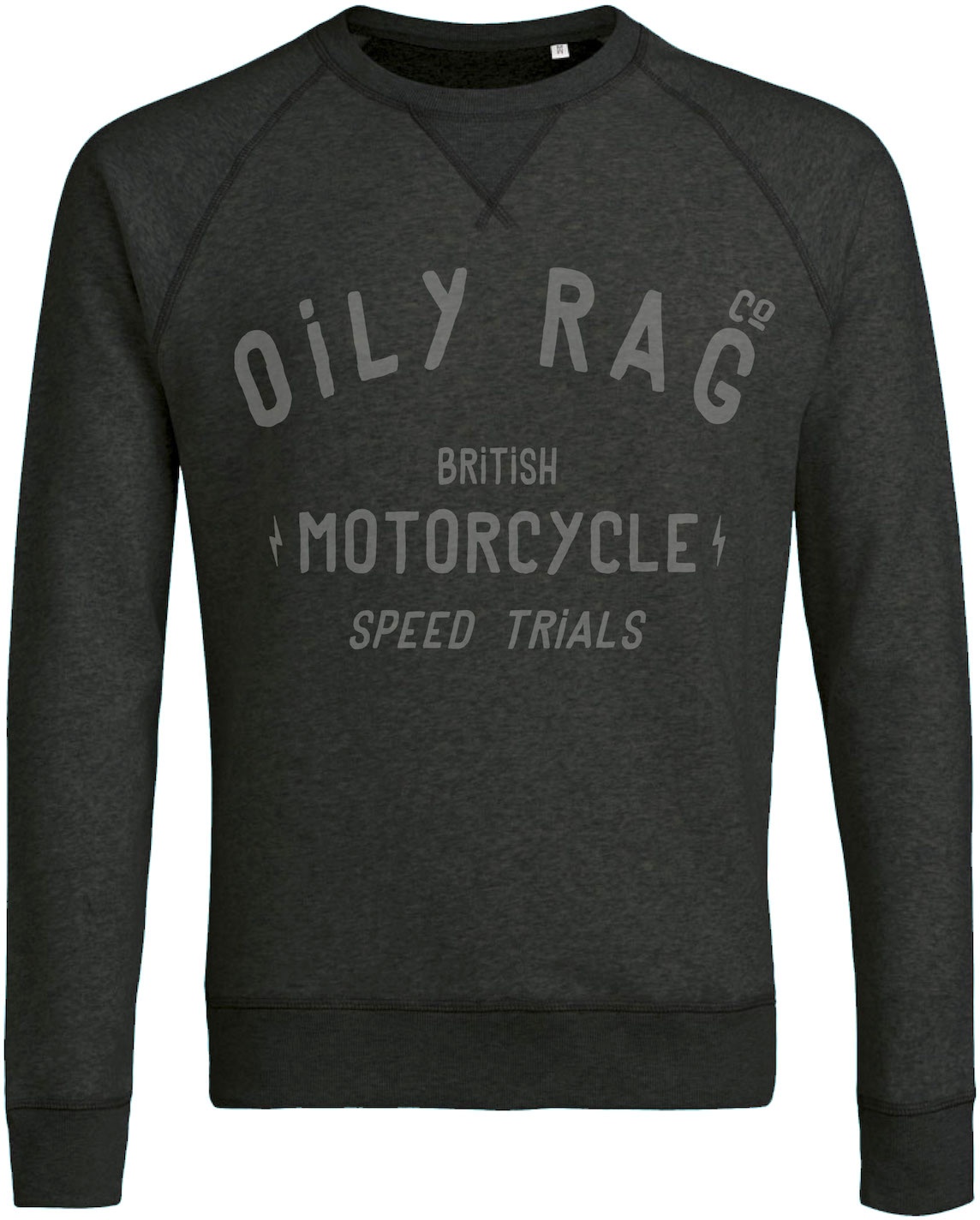 Oily Rag Clothing British Motorcycles Speed Trials, sweat - Gris - L