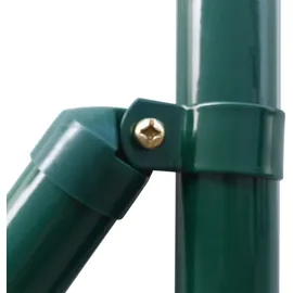 vidaXL Maschendrahtzaun Set 25x1,2m Stahl 25 x 1,2 m Grün -