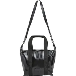 Pepe Jeans Chelsea Glossy Schultertasche Polyurethan Black