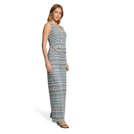 Cartoon Damen mit Westenteil 44, Blue/Camel - 44W