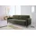 exxpo - sofa fashion Schlafcouch Mikrovelours 3-Sitzer Grün