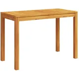 vidaXL Garten-Esstisch 110 x 55 x 75 cm Massivholz Akazie