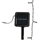 MARELIDA LED-Lichterkette Solar 19,9 m warmweiß schwarz
