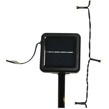 MARELIDA LED-Lichterkette Solar 19,9 m warmweiß schwarz