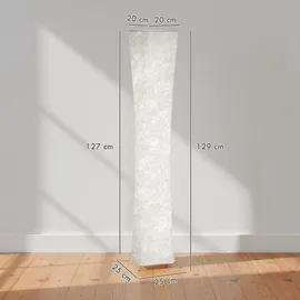 Homcom LED Stehlampe 3 Helligkeitsstufen Warmweiß