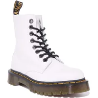 Dr. Martens Dr Martens 1460 Pascal Bex Frauen Pisa Leder Schnürung Stiefel Weiß – undefined / Weiß - Weiß - 39